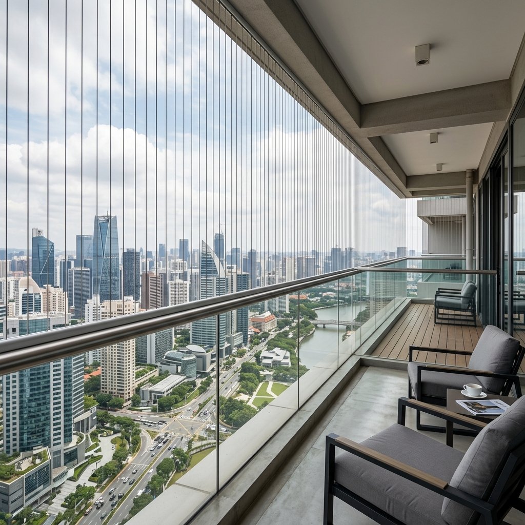 Grill Balcony Safety Nets